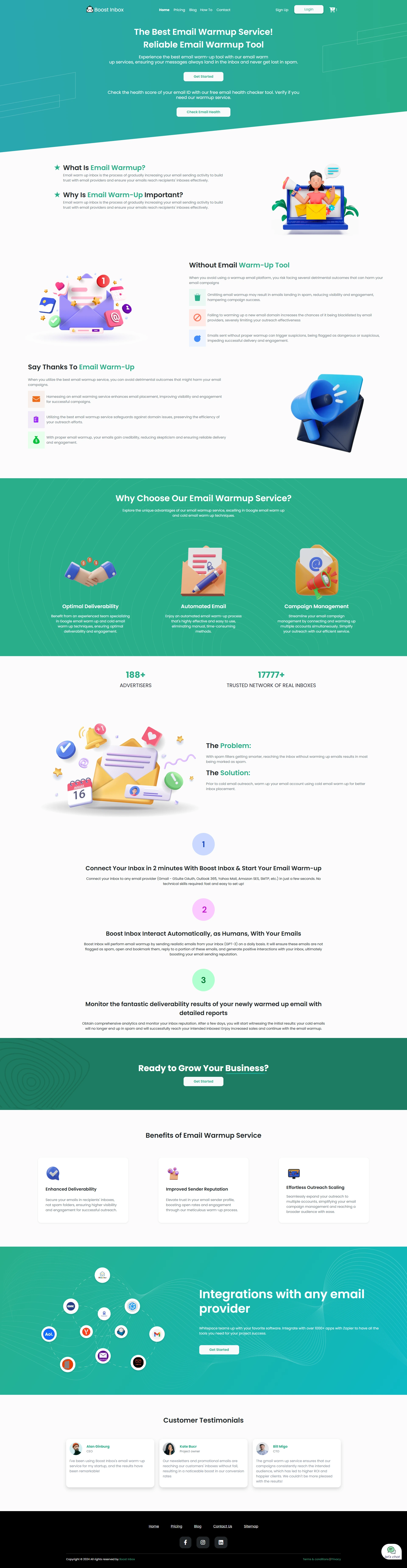 Service Email Warmup